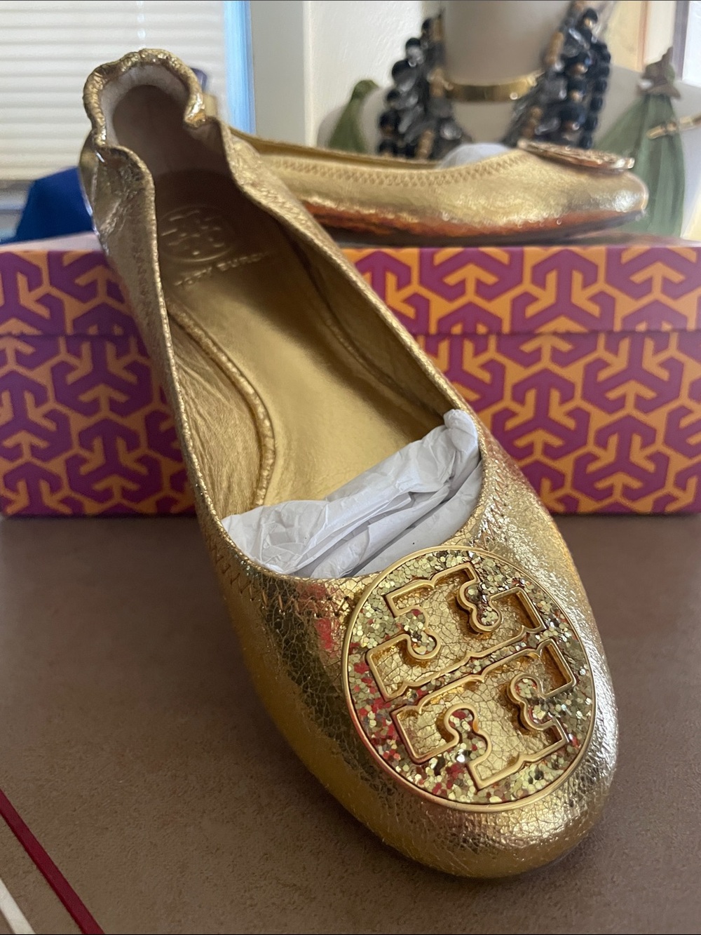 Tory Burch - Golden Metallic Flats